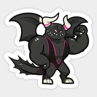 Dragaux to the Gym Sticker